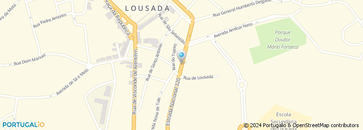 Mapa de José Luis Teixeira Araújo, Unipessoal Lda