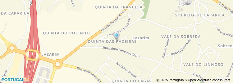 Mapa de Jose Nunes F. Marmelo, Lda