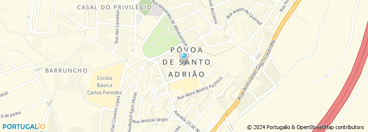 Mapa de Jose Vieira Pinheiro