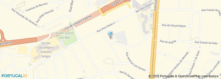 Mapa de Judy Sanderson, Lda