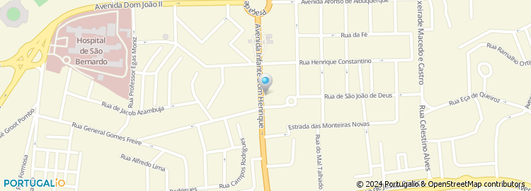 Mapa de Júlio Forte Santos - Serviços Imobiliários, Unipessoal Lda