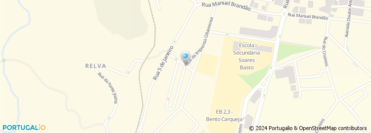 Mapa de Julio & Vitor Pereira - Fabricantes de Calçado, Lda