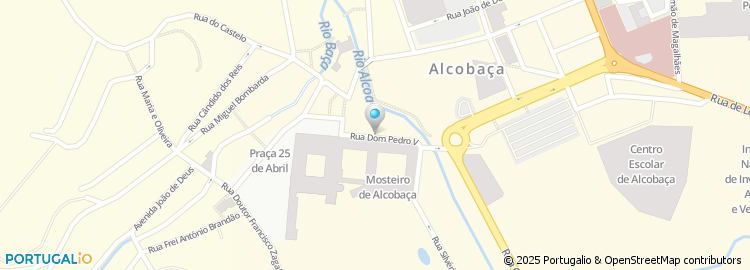 Mapa de Junta de Freguesia de Alcobaça