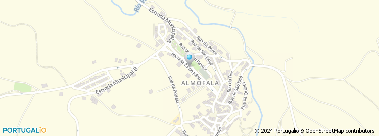 Mapa de Junta de Freguesia de Almofala em Castro Daire