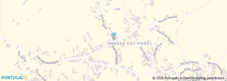 Mapa de Junta de Freguesia de Arruda dos Pisões