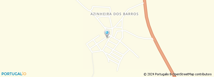 Mapa de Junta de Freguesia de Azinheira dos Barros e São Mamede do Sádão