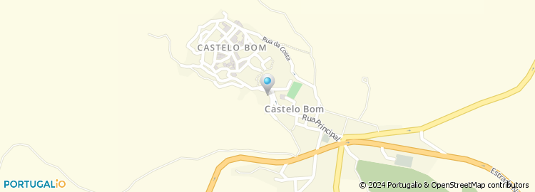 Mapa de Junta de Freguesia de Castelo Bom