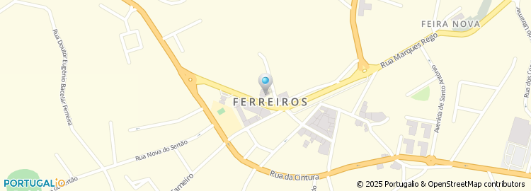 Mapa de Junta de Freguesia de Ferreiros