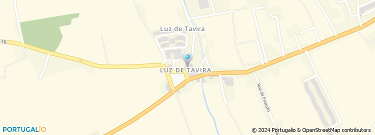 Mapa de Junta de Freguesia de Luz Tavira