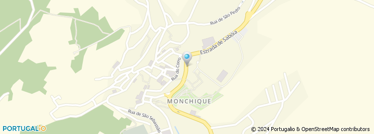 Mapa de Junta de Freguesia de Monchique