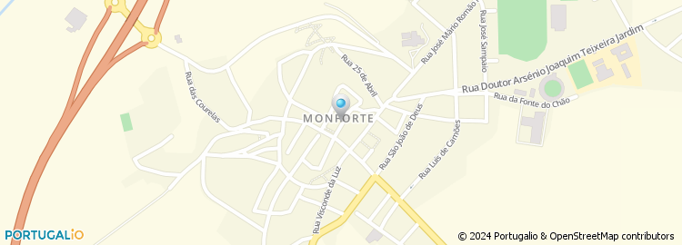 Mapa de Junta de Freguesia de Monforte