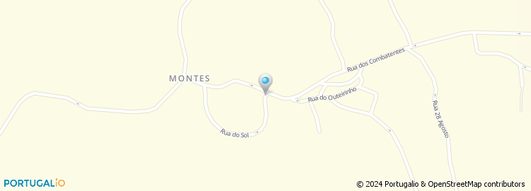Mapa de Junta de Freguesia de Montes
