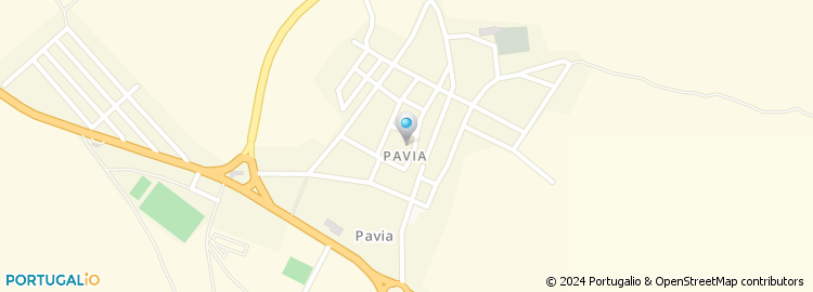 Mapa de Junta de Freguesia de Pavia