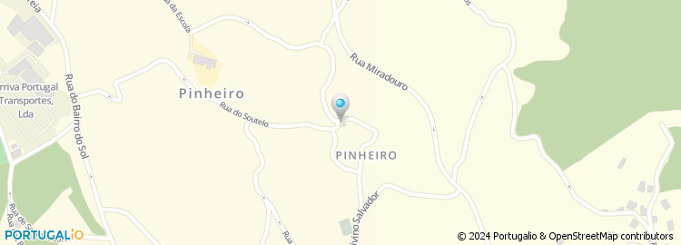 Mapa de Junta de Freguesia de Pinheiro