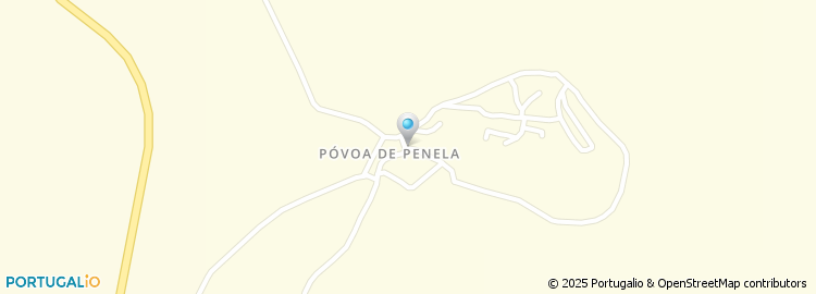 Mapa de Junta de Freguesia de Póvoa de Penela