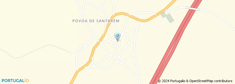 Mapa de Junta de Freguesia de Póvoa de Santarém