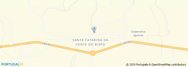 Mapa de Junta de Freguesia de Santa Catarina da Fonte do Bispo