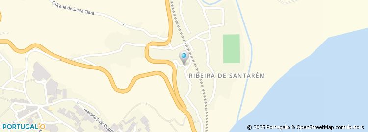 Mapa de Junta de Freguesia de Santa Iria da Ribeira de Santarém