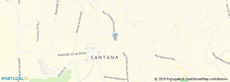 Mapa de Junta de Freguesia de Santana