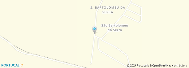 Mapa de Junta de Freguesia de São Bartolomeu da Serra