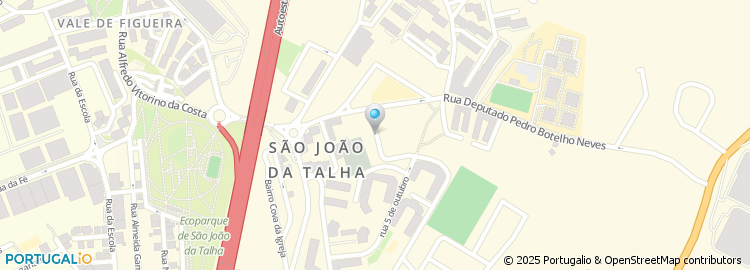 Mapa de Junta de Freguesia de São João da Talha