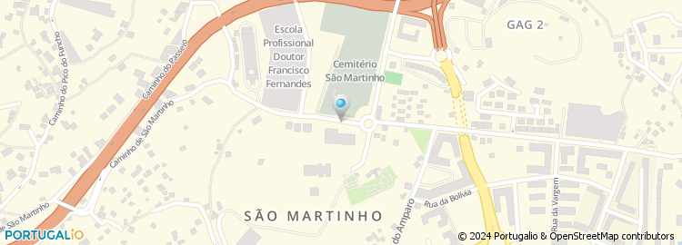 Mapa de Junta de Freguesia de São Martinho