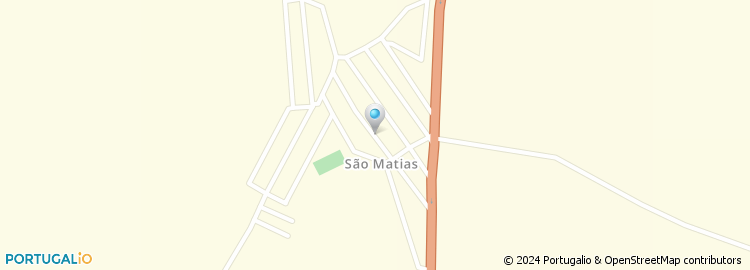 Mapa de Junta de Freguesia de São Matias