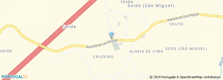 Mapa de Junta de Freguesia de São Miguel Seide