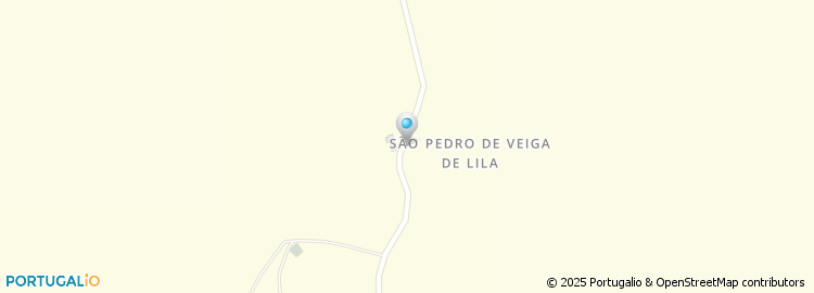 Mapa de Junta de Freguesia de São Pedro de Veiga de Lila