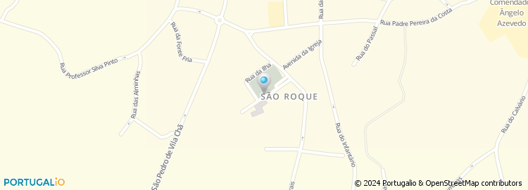 Mapa de Junta de Freguesia de São Roque