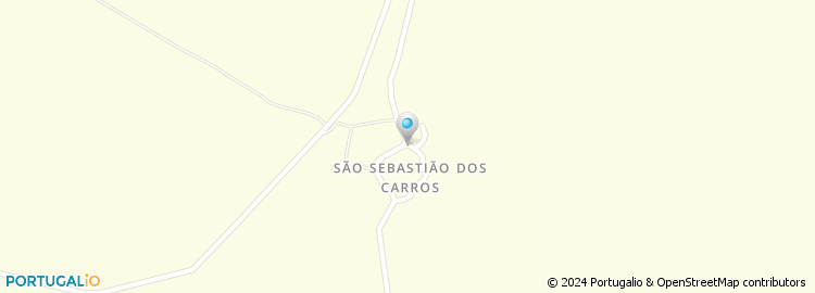 Mapa de Junta de Freguesia de São Sebastião dos Carros