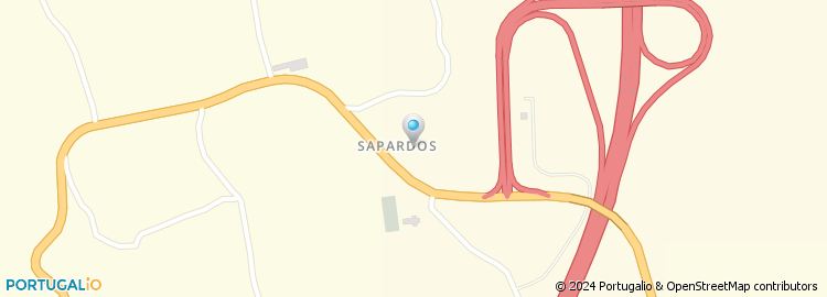 Mapa de Junta de Freguesia de Sapardos