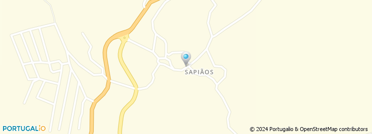 Mapa de Junta de Freguesia de Sapiãos