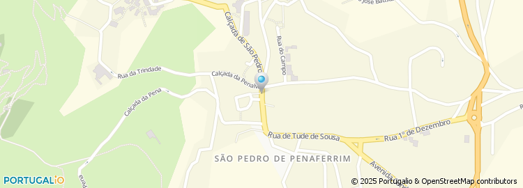 Mapa de Junta de Freguesia de Sintra São Pedro de Penaferrim