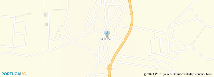 Mapa de Junta de Freguesia de Sousel