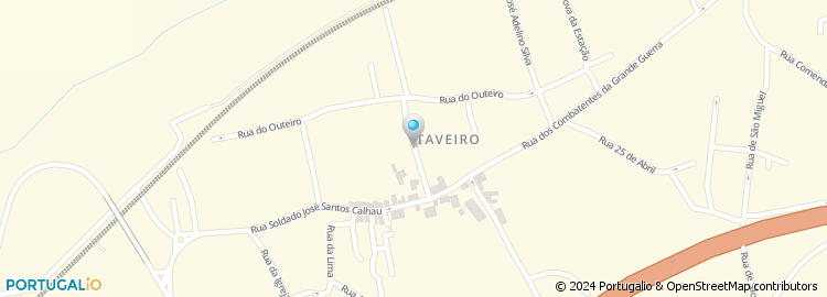 Mapa de Junta de Freguesia de Taveiro