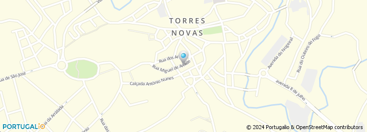 Mapa de Junta de Freguesia de Torres Novas Santa Maria