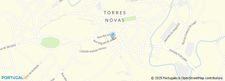 Mapa de Junta de Freguesia de Torres Novas Santa Maria