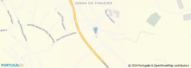 Mapa de Junta de Freguesia de Venda do Pinheiro