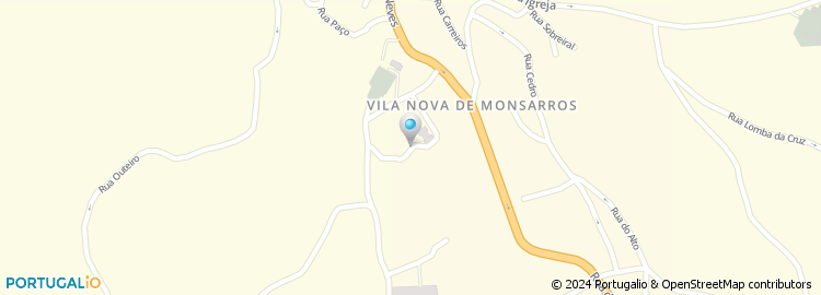 Mapa de Junta de Freguesia de Vila Nova de Monsarros