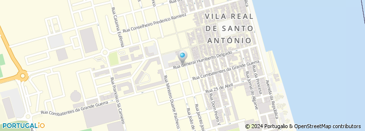 Mapa de Junta de Freguesia de Vila Real de Santo António
