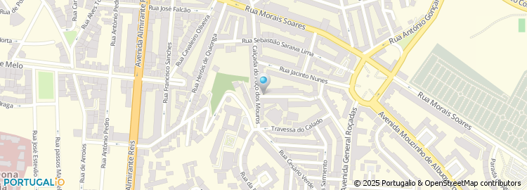 Mapa de Justina M Alves Vozone