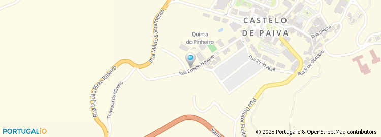 Mapa de Justino D Strecht Ribeiro