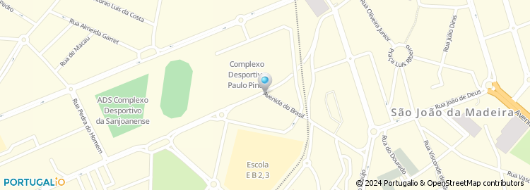 Mapa de Kids Club - São João Madeira