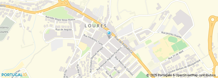 Mapa de La Rose Loures