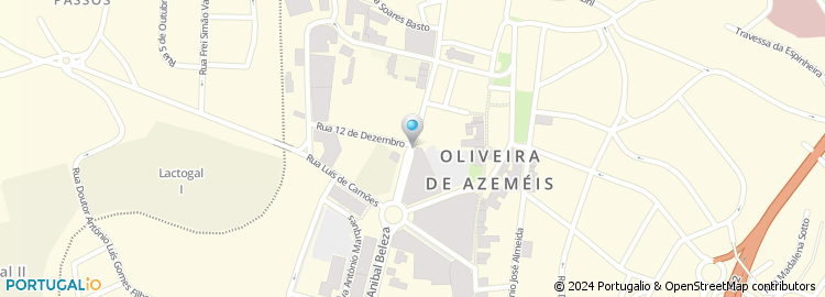 Mapa de Lab. de Analises Clinicas de Oliveira de Azemeis, Lda