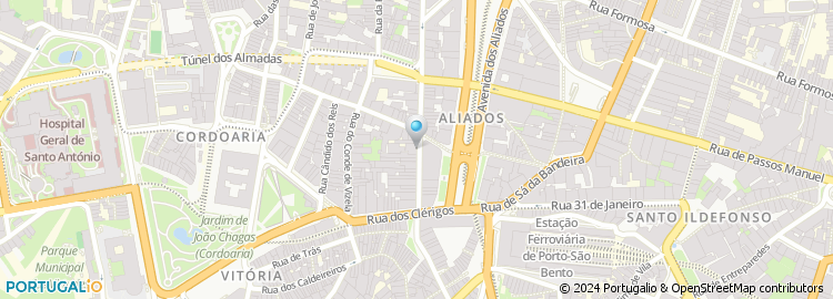 Mapa de LabMED, Almada - Porto