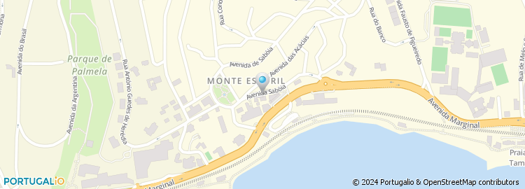 Mapa de Laboratório de Patologia Clinica Prof. Parreira, Monte Estoril