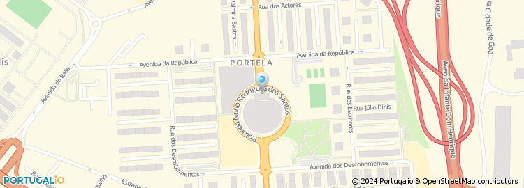 Mapa de Laboratório de Patologia Clinica Prof. Parreira, Portela