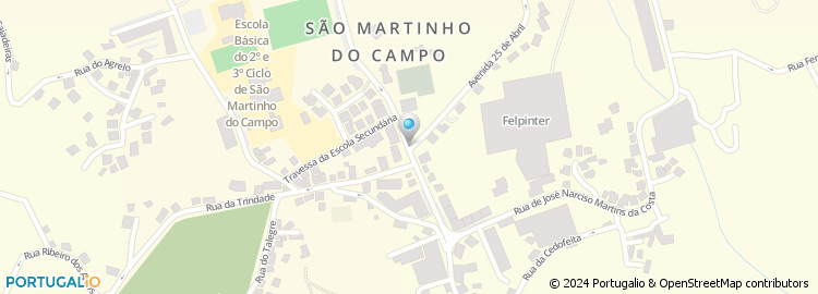 Mapa de Laboratório Médico de Análises Clínicas Doutor Luís Marinho, Santo Tirso
